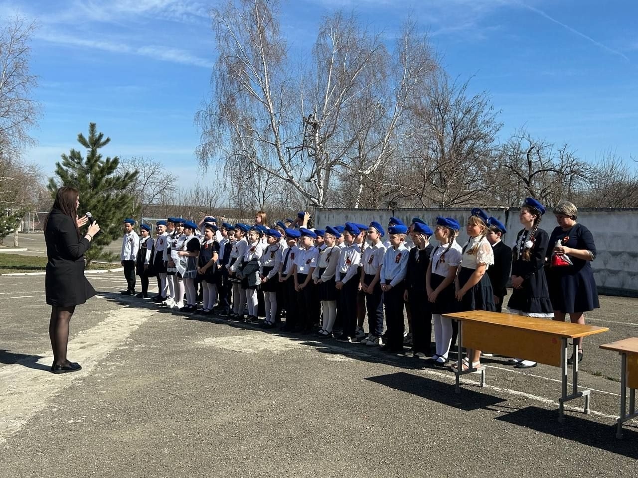 Открытие юнармейских отрядов.